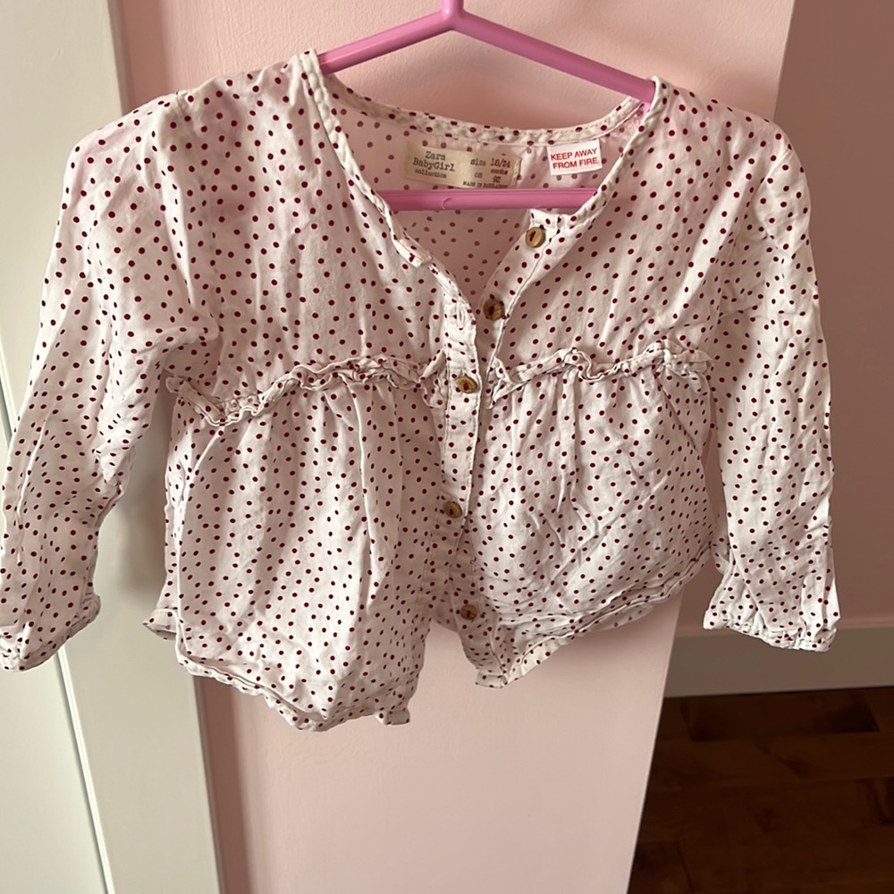 Zara baby blouse 18-24 months